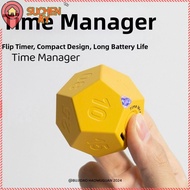 SUCHENMY Automatic Rotating Timer, LED Screen 12-hedron USB Rechargeable Timer, Custom Countdown 2 V