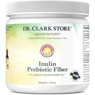 Dr. Clark Inulin Powder (FOS) – Prebiotic Soluble Fiber for Gut Health, 300g – Supports Digestive He