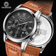 Hot OCHSTIN New 2024 Sport Comfort Men's Quartz Watch Multifunction Automatic Quartz Movement Waterproof Watch LYUE