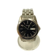SEIKO Men's Watch Quartz Analog Stainless Steel BLK SLV 7N43-0AM0 Direct from Japan Secondhand