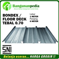 Bondek Floordeck Bondek Cor Real Harga Per Lembar Panjang 6 Meter