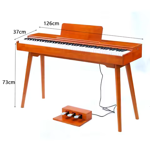Solid Wood Hammer Piano Digital Professional 88 Key Weighted Digital Piano Musical Instrument Digita