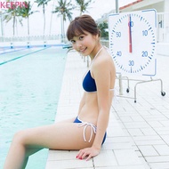 KEEPIN Swimsuit Biquini Female Beach Push-up Bra Solid Color  Bathing Suit