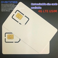 Oyeitimes 4G 128K lập trình trống Sim Thẻ GSM WCDMA LTE Sim Thẻ 2ff/3ff/4ff với iccid imsi ki OPC (o