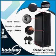 42u Server Rack/Cabinet Rack/Network Rack - Assembled and Unassembled (800x1000x2000)With PDU, Serve