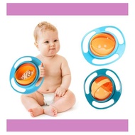 [Ready Stock] Gyro Bowl Universal Rotary 360 Degree Spill Proof Feeding Set GGR