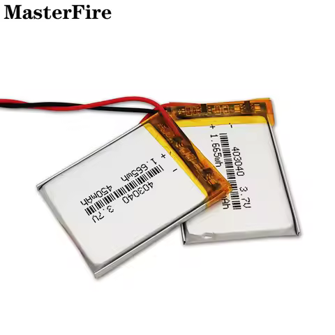 403040 450mah 3.7V Lithium Polymer Battery For Bluetooth Headset Smart Watch LED Light E-Book Rechar