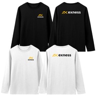 Forex Exness Trading T-Shirt for Men and Women Unisex Long Sleeve Cotton Combed 30s