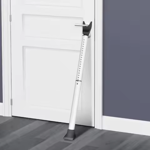 Security Bar Heavy Duty Door Security Bar Sliding Doors Front Doors Door Stopper Adjustable Security