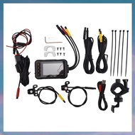 (UDOP) 1080P Waterproof Motorcycle Camera DVR Motorcycle Dashcam 3 Inch Front & Rear Camera Video