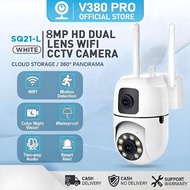 V380 PRO Dual Lens CCTV Camera 8MP HD Night Vision 360° panoramic Motion Detection Security Camera