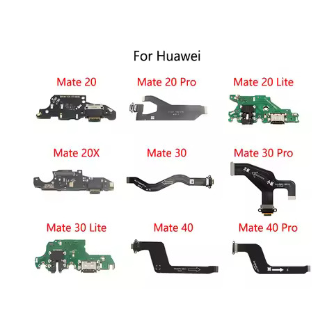 USB Charge Dock Port Socket Jack Plug Connector Flex Cable For Huawei Mate 20 Pro 20X 30 Lite 40 40P