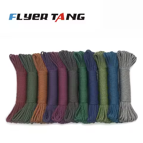 Paracord 550 Parachute Cord Lanyard Tent Rope Mil Spec Type III 7 Strand 100FT For Hiking Camping 20