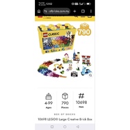 Lego Classic 10698 Box