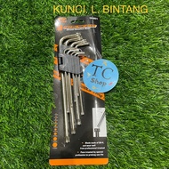 L Key Set 9 Piece Long L Key Star L Key Set Star L Key