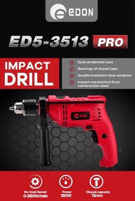 murah Mesin impact drill edon ed5-3513 bor tembok bor beton Bor listrik bor tangan 13mm edon