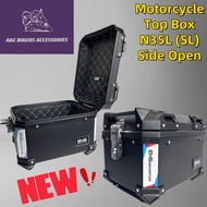 EMS ADVENTURE Top Box N35L(SL) ABS Plastic with Universal Baseplate Motorcycle Rear Box 35L
