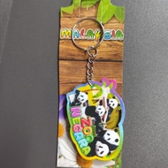 zoo negara panda Malaysia keychain