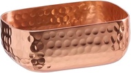 APS 40697 "Craft" Aluminium Bowl with Hammered Copper Surface, Bread Bowl, for Cold and Hot Foods, 1