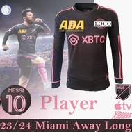 2024 Inter Miami Away MLS Soccer Jersey Long Sleeve Men's Jersey