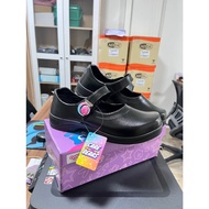 DEEDEETEE Girls' School Shoes Black Leather CARE BEARS CHAPPY Model CB-999 Size 34-43