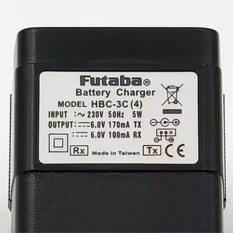 Original Futaba Charger for 16SZ/14SG/12K/10J/8J/6J/4PX/4PK/4PKS/4PKSR/4PL/4PLS Radio System Remote 