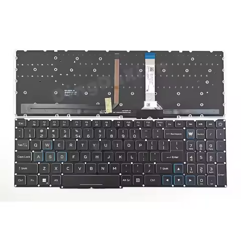 D+New For Acer Predator Helios 300 PH315-54 PH315-55 PH317-55 PH317-56 Series Laptop Keyboard US Bac