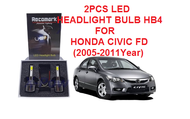 βLEDβ 2PCS LED HEADLIGHT BULB (COB) (HB4/9006) FOR HONDA CIVIC FD (2005-2011Year)