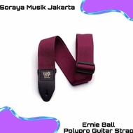 Ernie Ball 4047 Burgundy Polypropylene Guitar Strap
