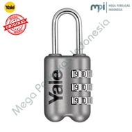 Luggage/travel Padlock YP2 23mm Yale Colored Gray 3digit Combination