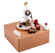 Christmas Gift Solid Wood Music Box Creative Handicraft Gift Christmas Gift Music Box