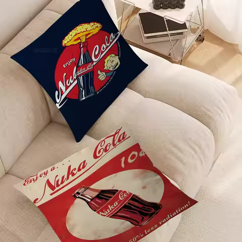 Fallout 3 4 Game Office Cushion Pillowcase Car Cushion Cover45X45CM Lumbar Pillowcase Sofa Pillowcov
