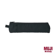 MUJI Polyester Pen Case with Pocket / Black