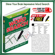 Shine Your Brain Impressive Word Search | Buku Puzzle | Kids Activity Book | Word Game | Crossword P