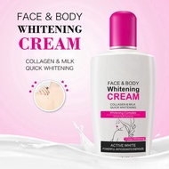 Airongsie 3 Days Whitening Cream Collagen And Milk Face & Body Whitening Hydrating Cream 120ml