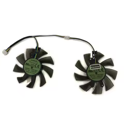 Graphics Card Fan,Video Cards Cooling,2Pcs/Set,T128015DU,For GALAX p106 100 P106-100 6gb