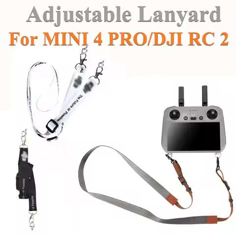 Neck Strap For DJI MINI 4 PRO DJI RC 2 Remote Controller With Screen Lanyard Adjustable Hanging Webb