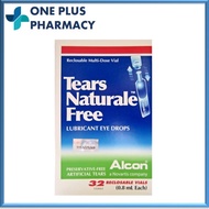 Alcon Tears Naturale Free Lubricant Eye Drops 32 x 0.8ml [EXP 06/2027]
