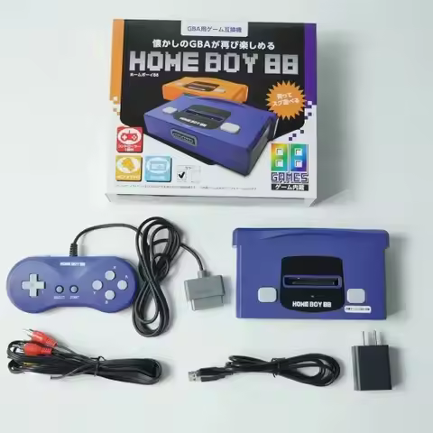GB Advanced Homeboy TV Game Console Support GBA Game cartridge
