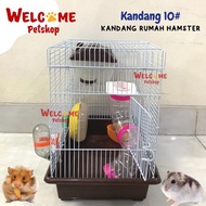 Cage 10# Hamster House Two-Tier Windmill Toy SWEET Cute AS76