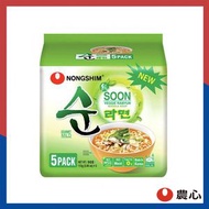 農心 - 純蔬菜麵 112G X5 (VEGAN) (순라면봉지)