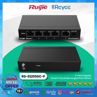 Ruijie REYEE RG-ES205GC-P 5 Port Gigabit Smart PoE Switch/ 