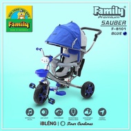 Sepeda Anak Roda 3 Family Sauber F8101 Baby Stroller Family Tricycle F-8101