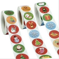 500pcs Christmas Decorative Gift Series Self Adhesive Sticker Label