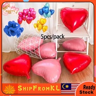 5pcs10inches Love Heart Shape Balloon Stars Shape Foil Balloon Wedding Birthday Party Decoration/COD