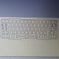 mechanical keyboard VX5-Pro Maxfit61 60% polycarbonate plate