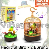 Mainan Burung di Dalam Sangkar Hewan Binatang Baterai ZOOTOPIA BRO1260