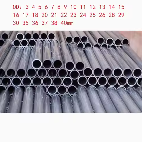 Aluminium Tube OD 3 4 5 6 7 8 9 10 12 14 15 16 18 20 21 22 24 25 26 28 30 35 36 37 38 40mm Round 606