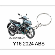 Y16 2024 ocean neon violet knight mag grey 2d keychain y16 abs 2024