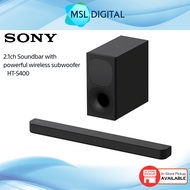 Sony HT-S400 2.1ch Soundbar with powerful wireless subwoofer | HTS400